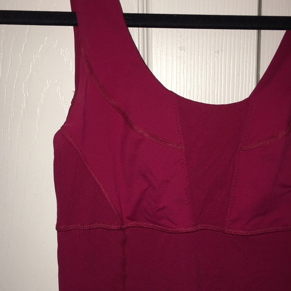 LULULEMON raspberry tank with open sides - Picture 2 of 4